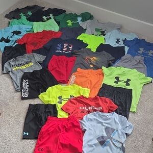12 Under Armour Sets + 3 Shirts + 2 Shorts
